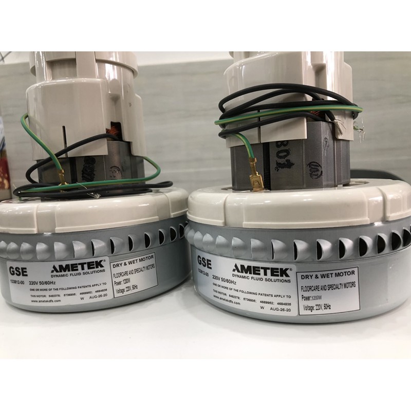 Motor hút bụi nước Ametek 1200w