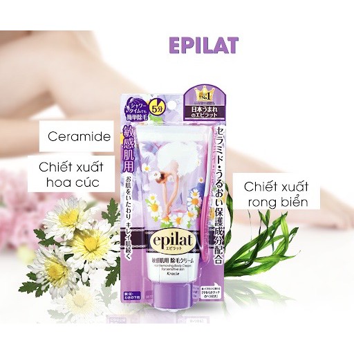 KEM TẨY LÔNG CHÂN EPILAT NHẬT BẢN | BigBuy360 - bigbuy360.vn