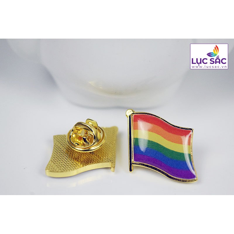 Huy hiệu cờ lục sắc LGBT - TT004