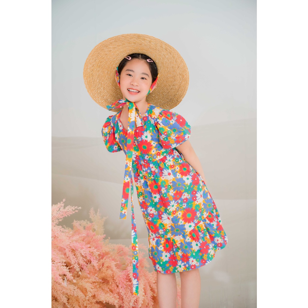 Đầm JOOKYLI bé gái dáng xoè vải voan cao cấp Calencia 47G0961