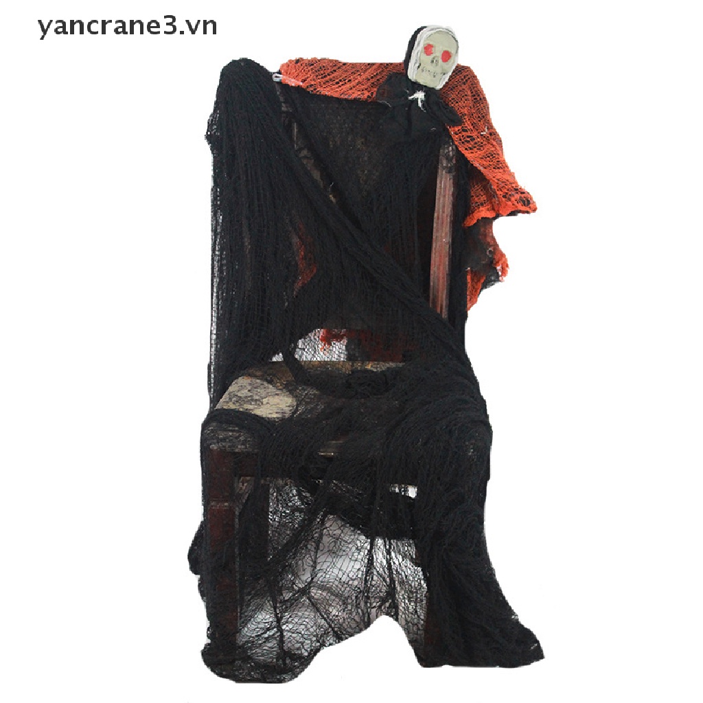 Tấm Vải Gạc Màu Đen Cỡ Lớn 3.vn Trang Trí Nhà Cửa Dịp Halloween