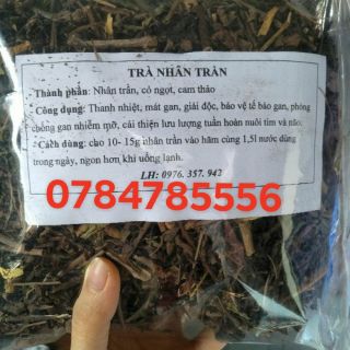 1 gói trà nhân trần đã rửa sạch,sao thơm