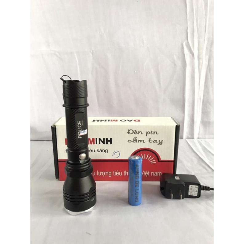 Đèn pin siêu sáng Police C6 loại pin sạc | BigBuy360 - bigbuy360.vn