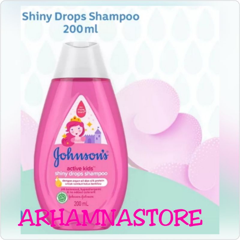 Dầu Gội Đầu Trẻ Em Hoạt Tính Sáng Bóng Johnson 200ml