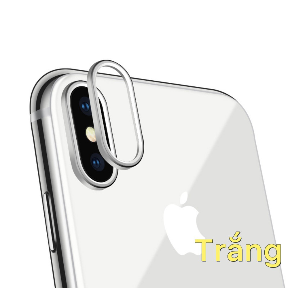 Viền hợp kim bảo vệ camera lồi cho iPhone X giá rẻ