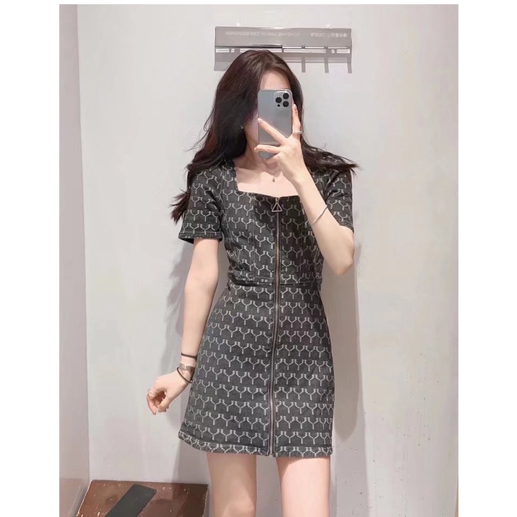 Đầm Denim Tay Phồng Zara Wv10Rbn2000 Thời Trang Mùa Hè Mới