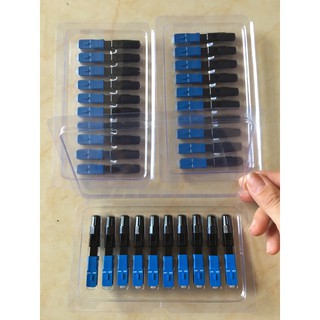Hộp 10 bộ đầu kết nối quang nhanh SC/UPC Fast Connector