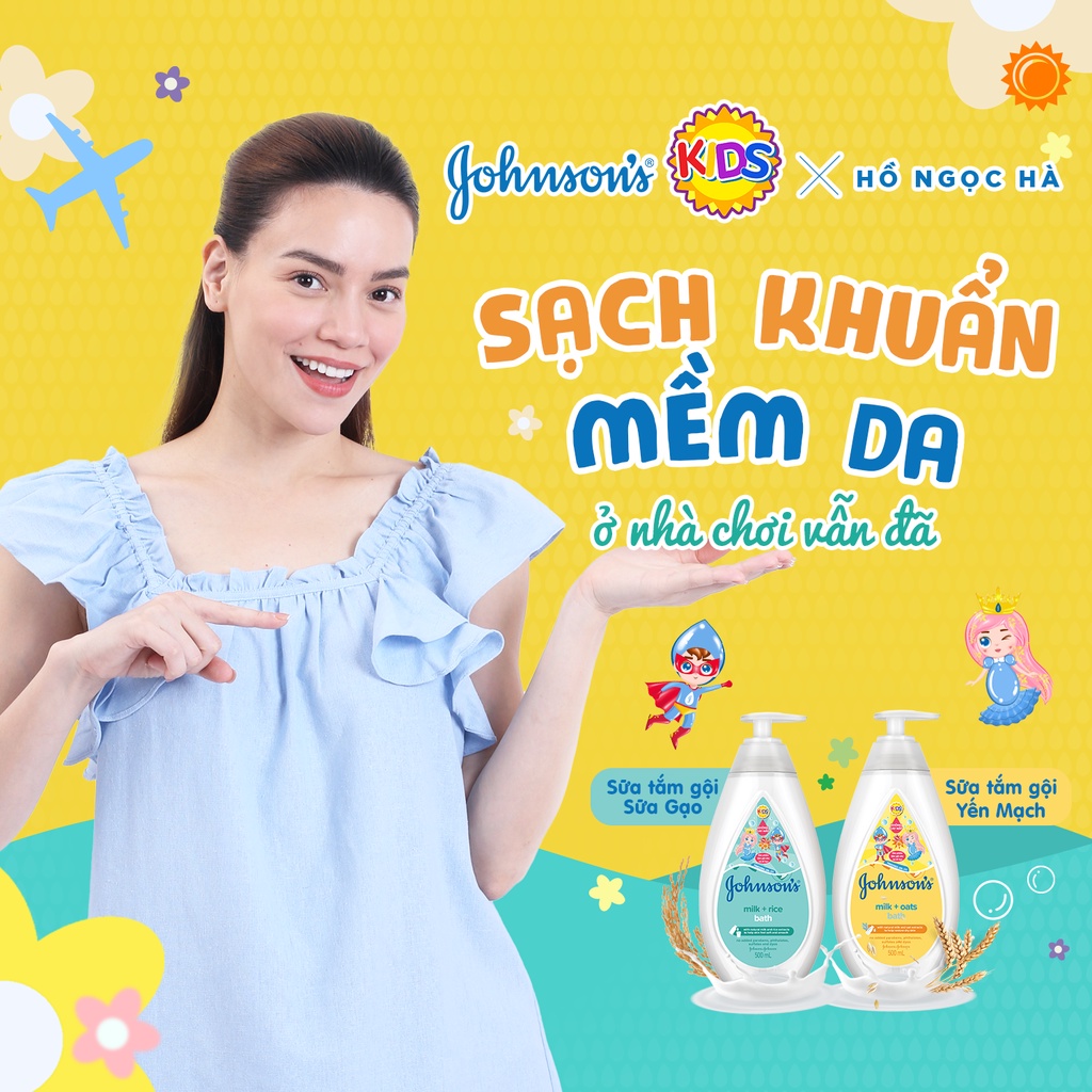 Sữa tắm Johnson's chứa sữa và gạo 1000ml - 100979992