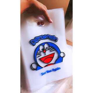 Túi nilong in 3 màu hình doraemon
