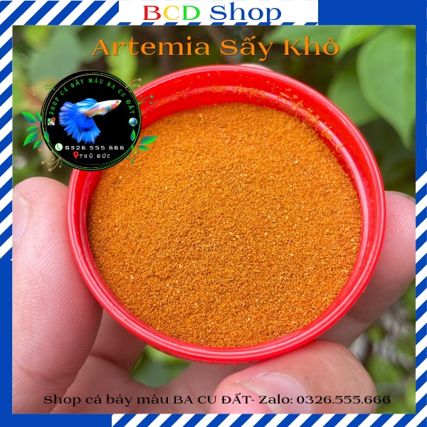 Artemia Bột - Sấy Khô, thức ăn dành cho cá cảnh