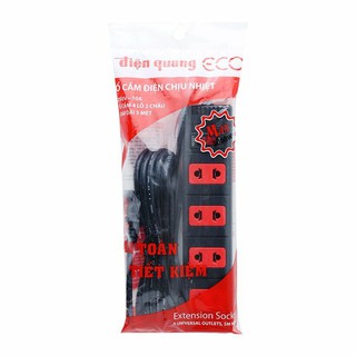 Ổ CẮM ĐIỆN QUANG ESK 5BR 32ECO (3 LỖ 2 CHẤU, DÂY 2M)