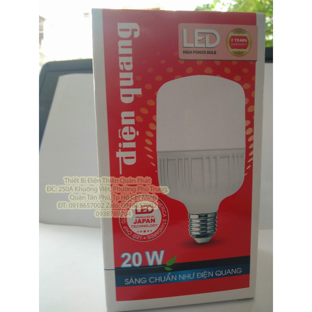 Bóng Đèn led bulb  Điện Quang Công suất 20W~50W chính hãng