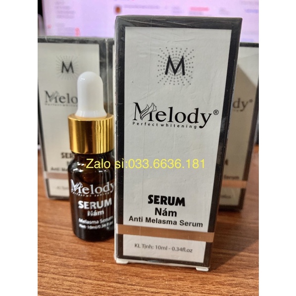 Serum MELODY giảm nám -giúp trắng da cha 10ml
