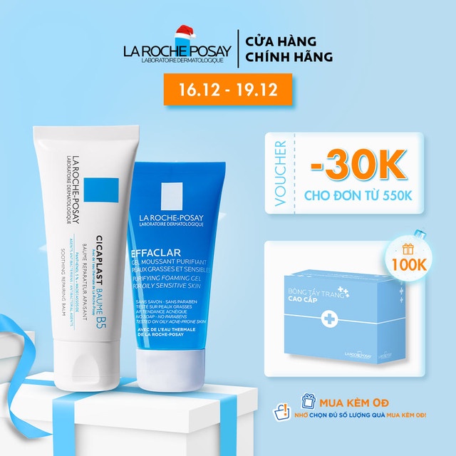 Bộ kem dưỡng làm dịu làm mượt làm mát và phục hồi làn da La Roche Posay Cicaplast Baume B5 Soothing Repairing Balm