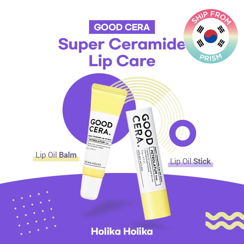 [Hàng mới về] Thỏi son dưỡng môi/tuýp kem dưỡng môi GoodCera Super Ceramide