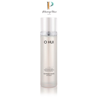 Sữa Dưỡng Trắng Da Ohui  Extreme White Emulsion 130ml Dưỡng Trắng Chuyên Sâu, Giữ Ẩm Và Cân Bằng Dầu Trên Da