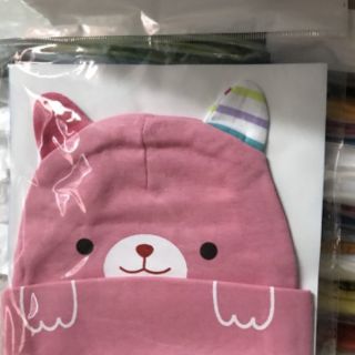 Mũ cotton gấu cho bé