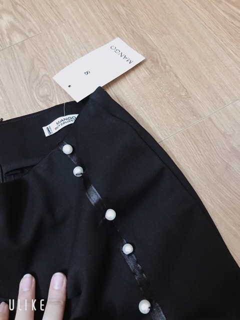 CV45 - CHÂN VÁY BÚT CHÌ ĐÍNH HẠT PHỐI RUY BĂNG | BigBuy360 - bigbuy360.vn