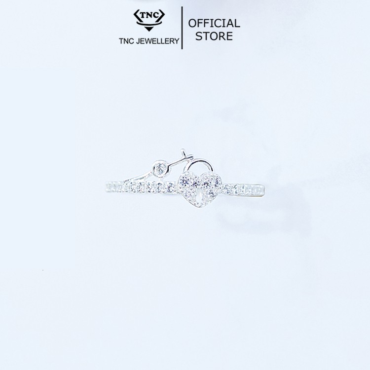Nhẫn Bạc Khoá Trái Tim TNC JEWELLERY