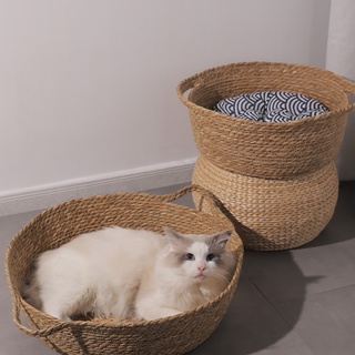 Giỏ nằm mây cho thú cưng kèm đệm BECHON