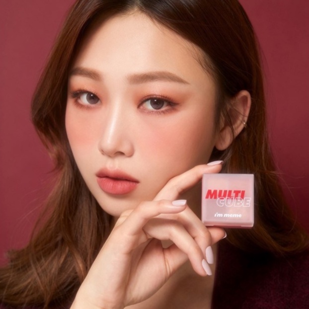 Bảng phấn mắt và má hồng 2 trong 1 I'm MeMe I'm Multi Cube Renewal 3 7.7g bản nâng cấp