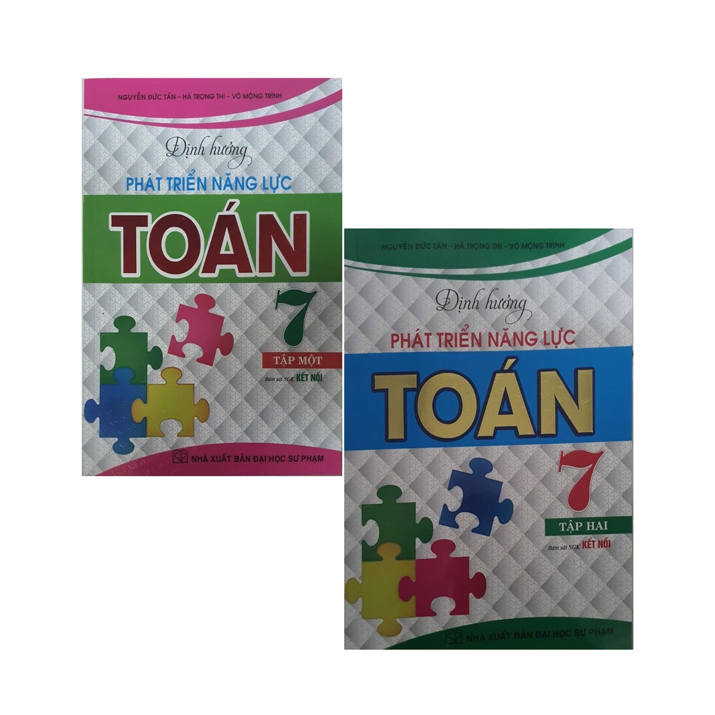 Sách - Combo Định Hướng Phát Triển Năng Lực Toán Lớp 7 Tập 1 + Tập 2 ( Bám Sát Sách Giáo khoa Kết Nối )
