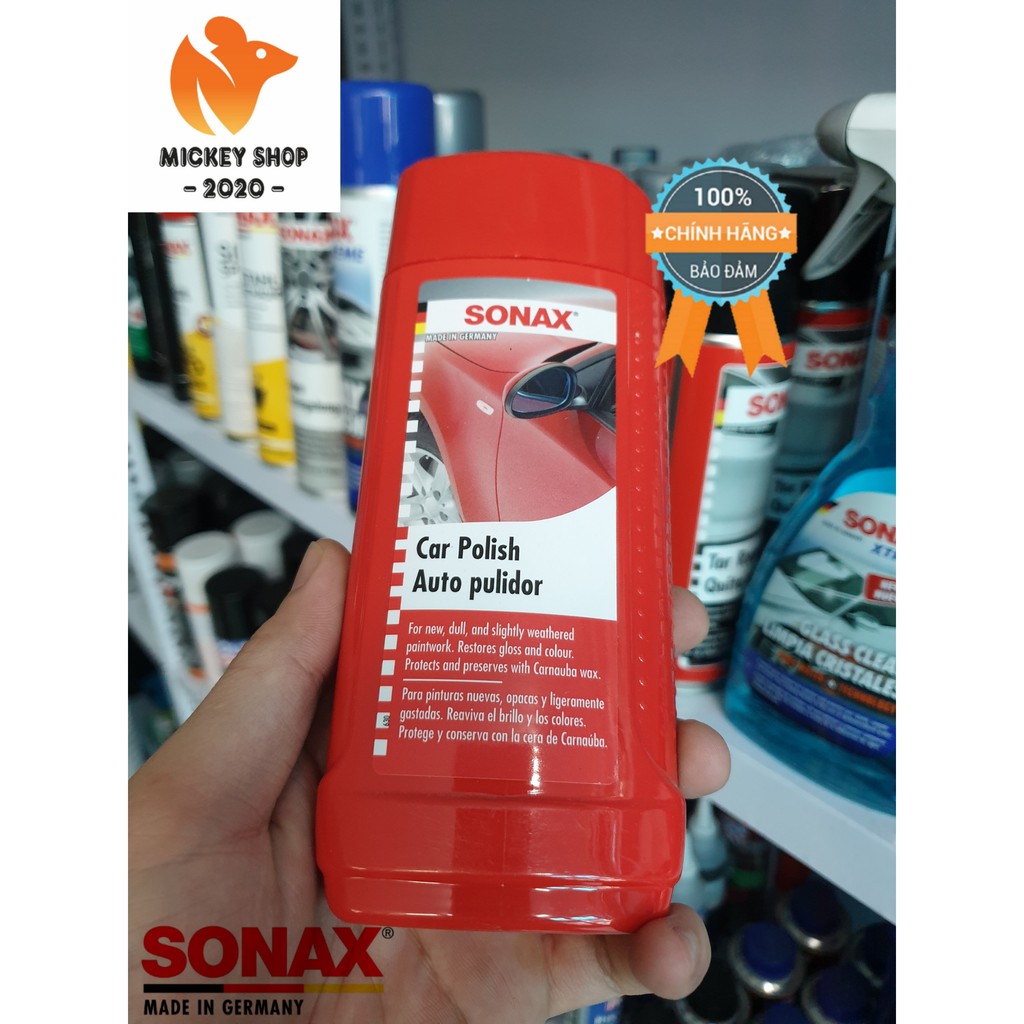 [ CAO CẤP ] Kem Đánh Bóng Sơn Xe SONAX CarPolish 250ml 300100