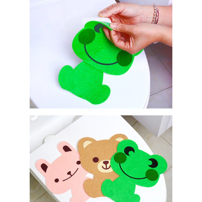 HCM - Miếng dán nhà vệ sinh hình thú ngộ nghĩnh, làm thơm, khử mùi nhà vệ sinh, nhà tắm, phòng ngủ hiệu quả