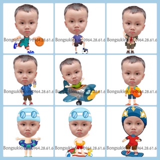 Chibi 30cm sinh nhật cho bé