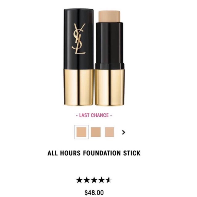 Foundation YsL all hour dạng stick