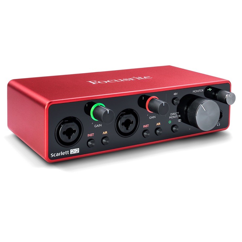 Focusrite Scarlett 2i2 ⚡FREESHIP⚡ Sound Card Âm Thanh - Focus USB Audio SoundCard (3rd - Gen)