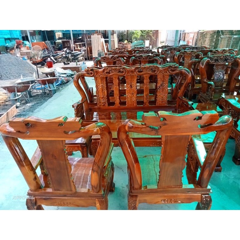Bộ Salon Gỗ Tự nhiên 6 món như hinh