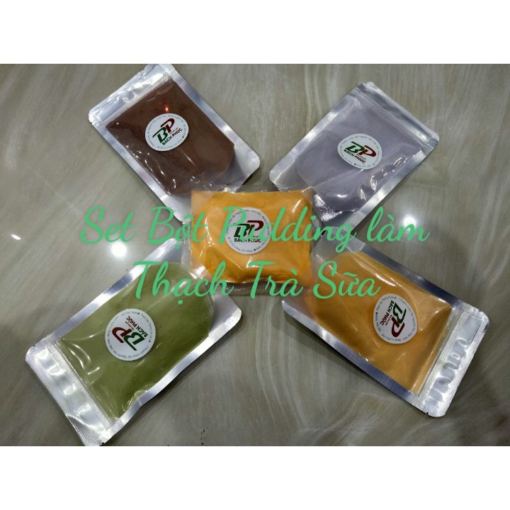 SET BỘT PUDDING LÀM THẠCH PUDDING (MÃ MỚI 20/5/21) - NGUYÊN LIỆU PHA CHẾ TRÀ SỮA