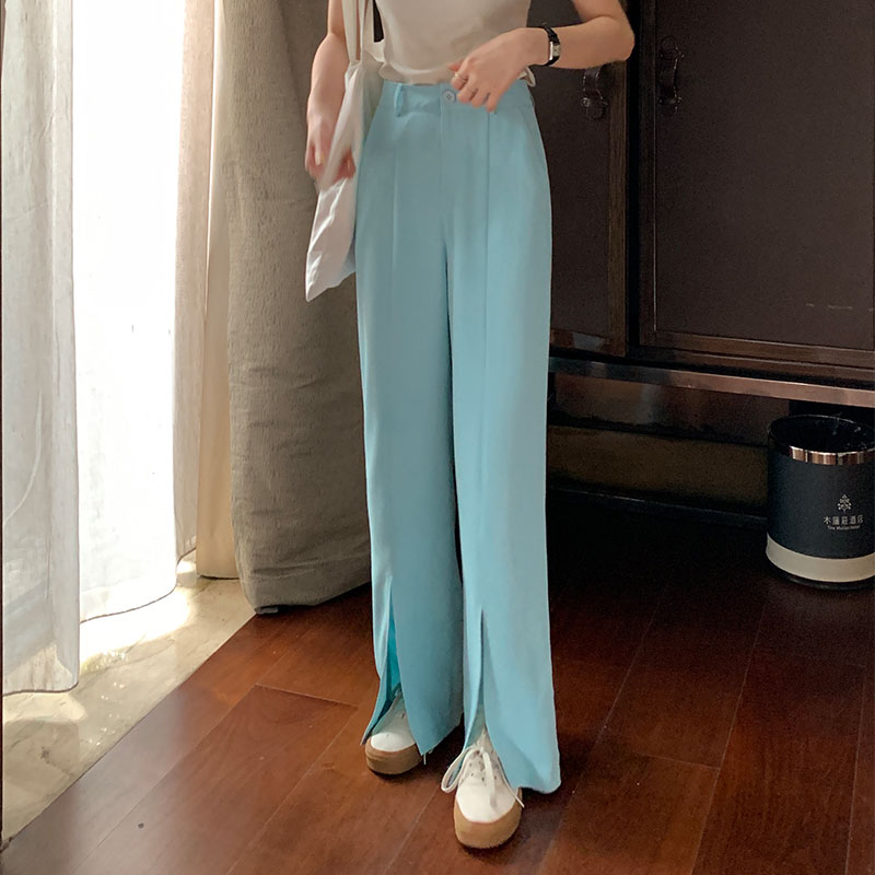 Quần Ống Rộng Lưng Cao Xẻ Tà 42650 | BigBuy360 - bigbuy360.vn