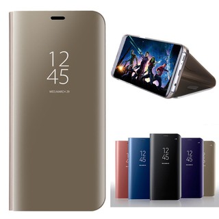 Ốp lưng da nắp gập mắt gương cho Samsung S7/G930