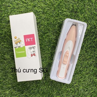 Tông đơ cạo lông bàn chân, tỉa lông tai cho thú cưng