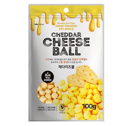 Phô mai viên cho chó Bowwow Cheese Ball 100g