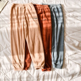 Quần Nỉ Nhung Bo Gấu Xuất Nhật Siêu Ấm