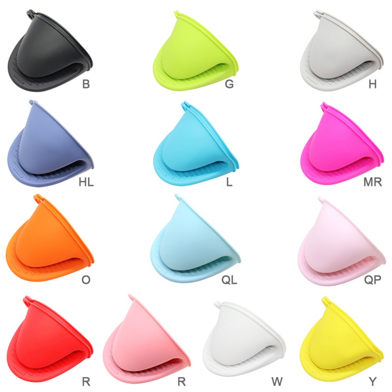 1pc Kẹp Cầm Tay Bằng Silicone Cách Nhiệt Chống Bỏng Dành Cho Nhà Bếp