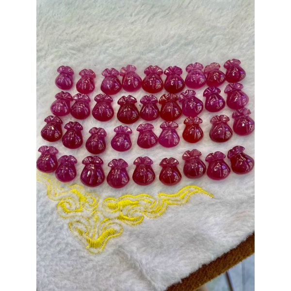 Túi tài lộc đá thanh tẩy thu hút may mắn kích hoạt cung tài lộc