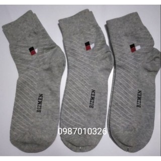 10 đôi tất vớ nam cotton cổ cao Bizmen - Dzung