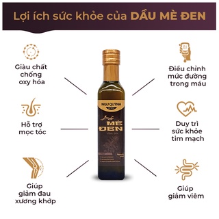 DẦU MÈ ĐEN NGUYÊN CHẤT 100% (250 ML)