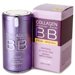 Kem trang điểm BB Cellio Collagen che khuyết điểm Hàn Quốc 50ml