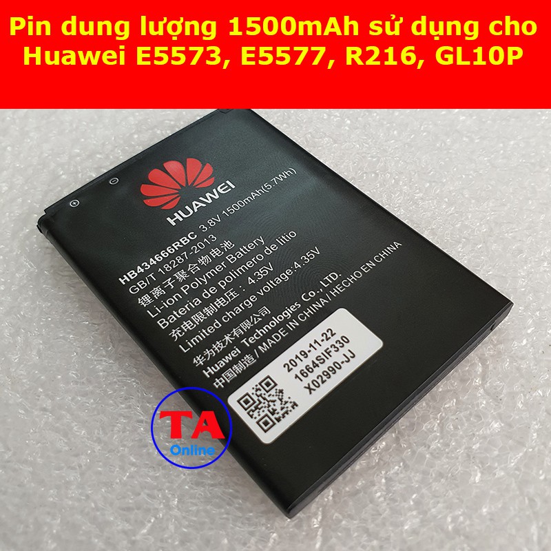 Pin 1500mAh tương thích sử dụng cho Huawei E5577- E5573 - R216 - GL10P.