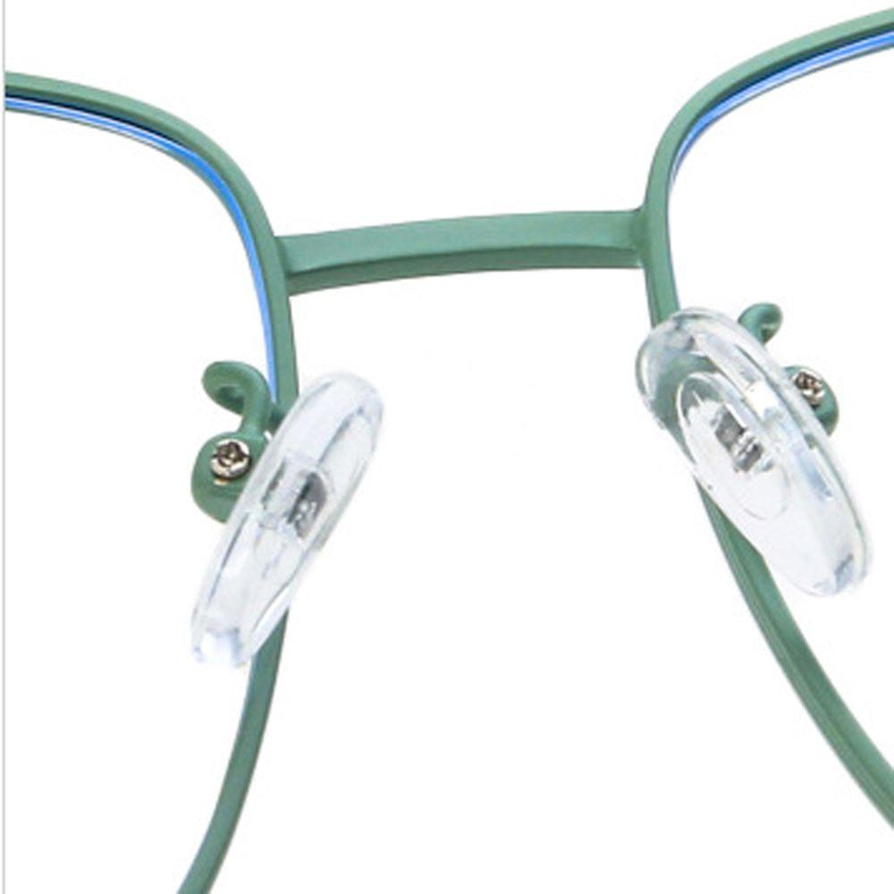 Kính Mát Gọng Kim Loại Chống Ánh Sáng Xanh Phong Cách Vintage Thời Trang Cho Nữ