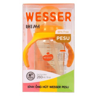Bình ống hút Wesser PESU (260ml)
