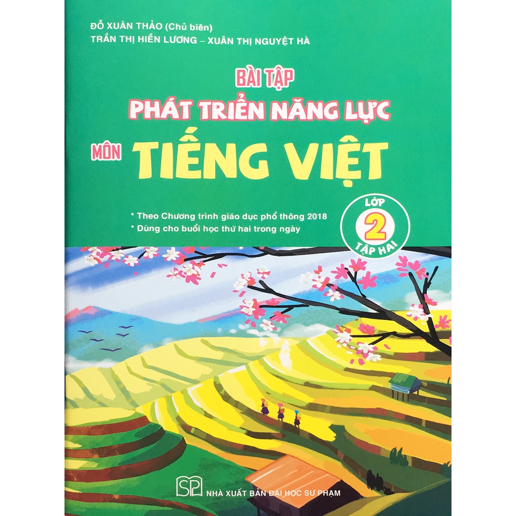 Sách - Bài tập phát triền năng lực môn Tiếng Việt lớp 2 - Tập 2 (Xanh lá cây)