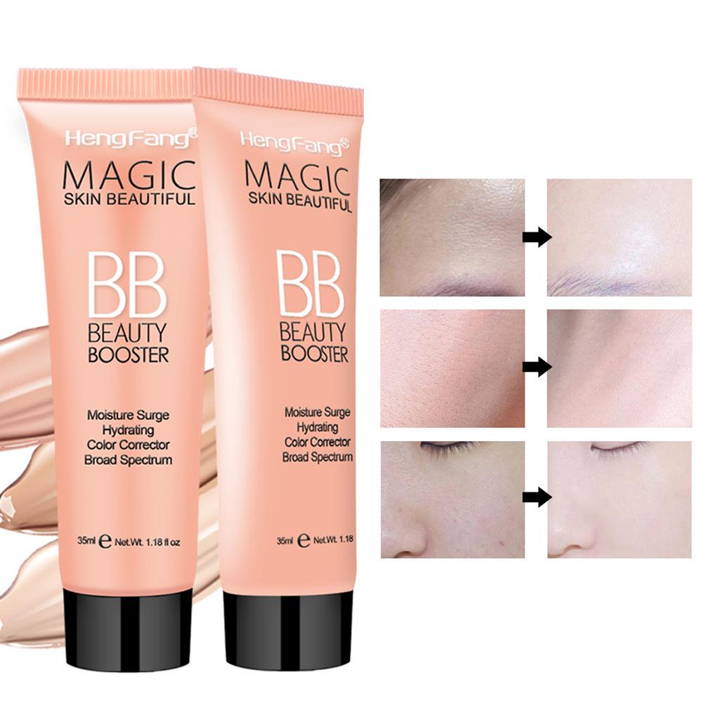 HengFang BB Creams Kem Nền Che Khuyết Điểm Dưỡng Ẩm Kiểm Soát Dầu Làm Sáng Trang Điểm Mỹ Phẩm Lỏng 30ml