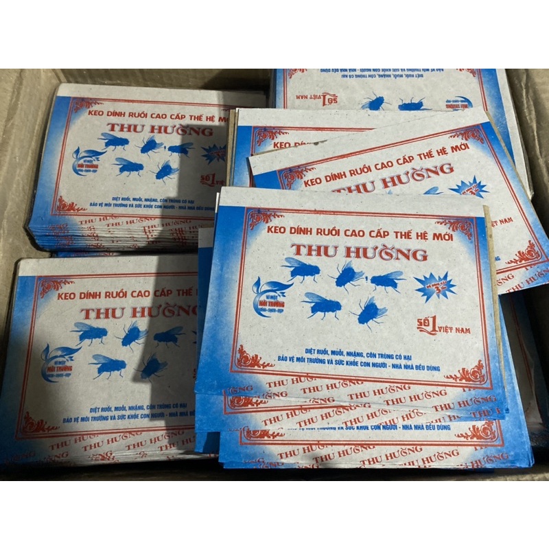 50 miếng keo dính ruồi siêu dính Thu Hường ( giá rẻ)
