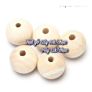 Hạt gỗ 12ly. 14ly 16ly